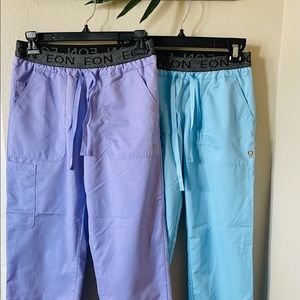 Petite! Scrub pant set